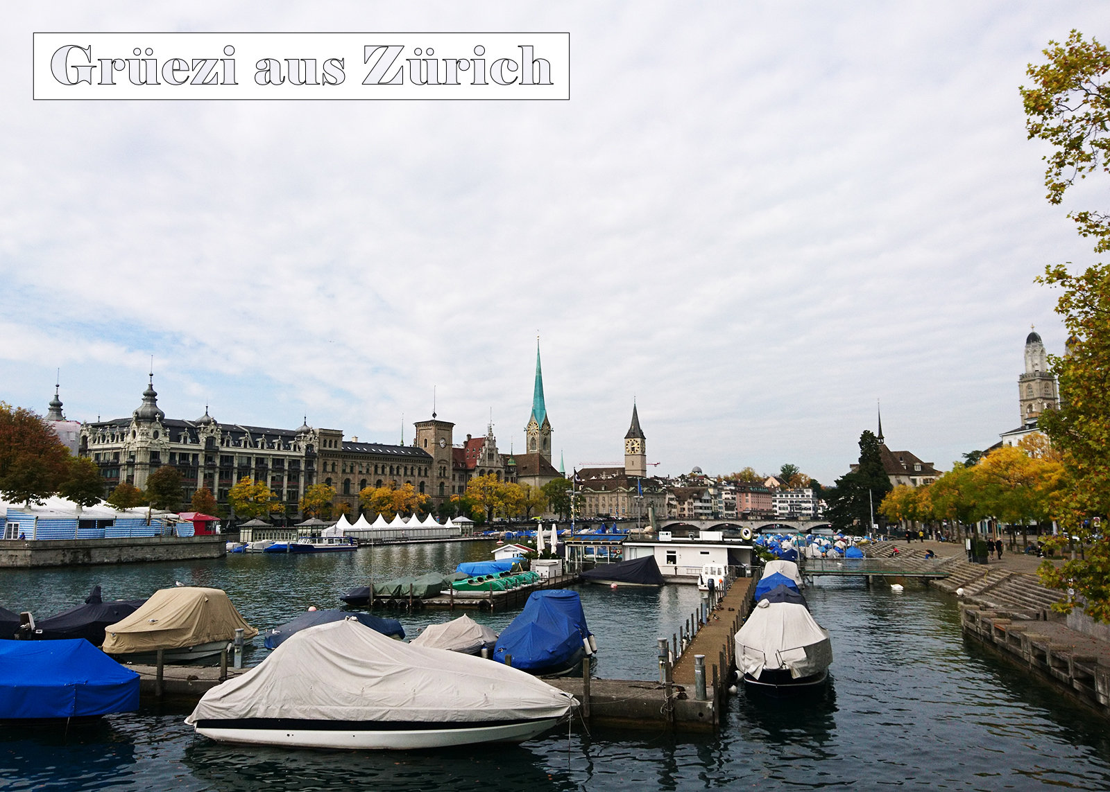 Postkartenformat - Zürich - © ausgeglichen unterwegs